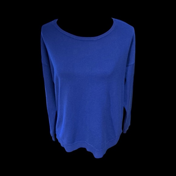 Cable & Gauge Sweaters - Cable and Gauge Blue Sweater Large